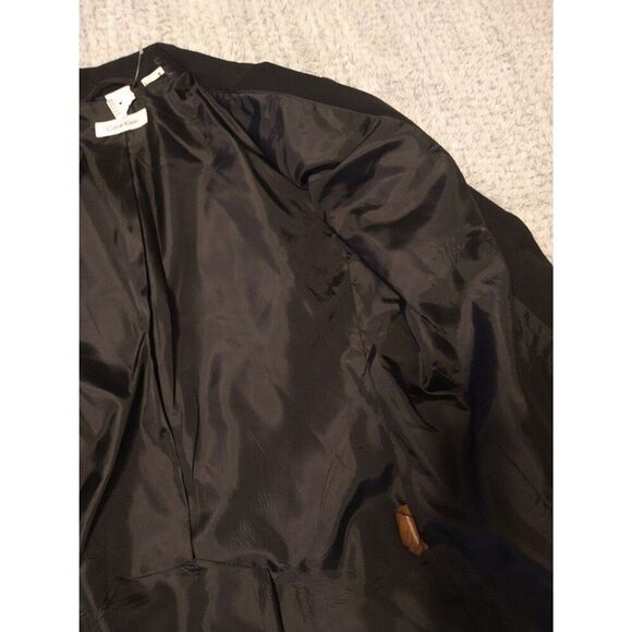 Calvin Klein  Classic, Officey, Edgy Black ladies small  blazer - Picture 4 of 11